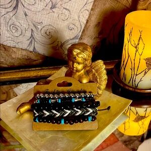 Men’s Fashion Jewelry Multicolor Bracelet Set